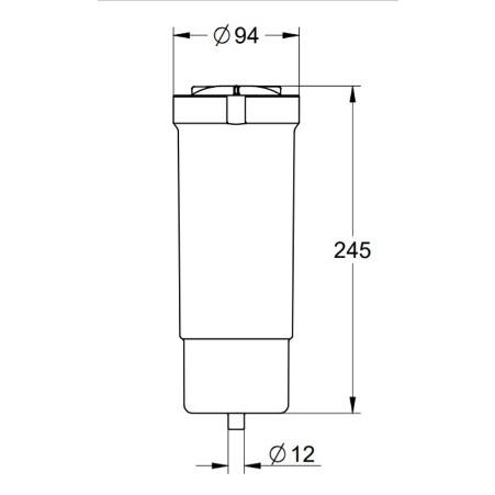 あすつく 正規品・即納[JPK30300]グローエ グラシア JP210500/JP299400 TRIM ION GRACIA用 日本トリム製カートリッジ 電解水素水整水器 |  | 02
