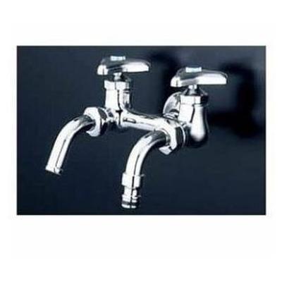 【ホース以外未使用品】KVK FTB200DP1R2 KVK [K112SPZ]KVK 屋外ホース接続ノズル付二口水栓 寒冷地仕様 : 設備