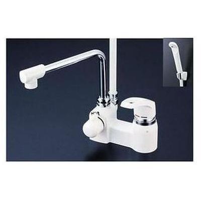 [KF6004]KVK 水栓金具 デッキ形シングルレバー式シャワー〈KF160Mの後継品〉 | KVK
