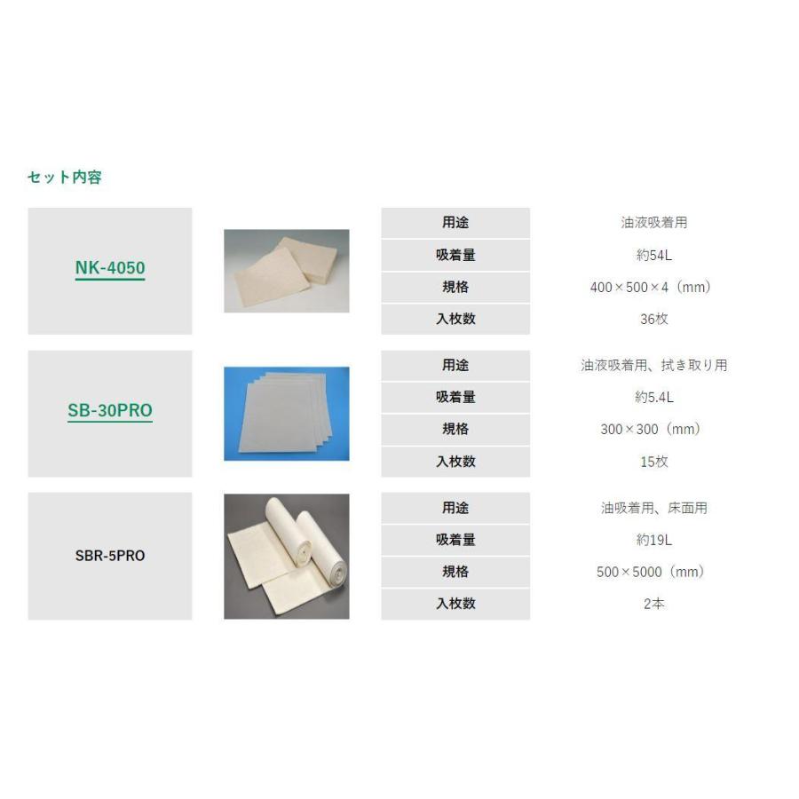 [KG-2001]カクイ 緊急用油液処理キット　小型 |  | 01