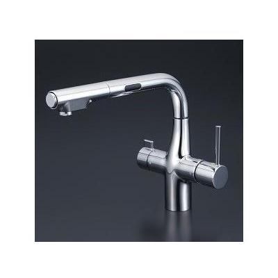 お得セット 設備プラザ KM6131EC KVK 浄水器専用シングルレバー式