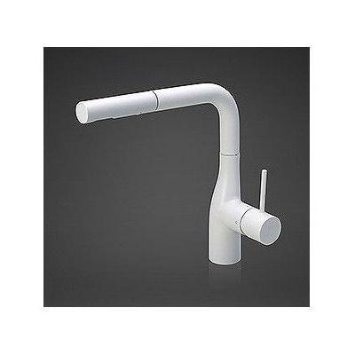 KM6161ECM4]KVK L形ホース引出しタイプシングルレバー(eレバー)マット