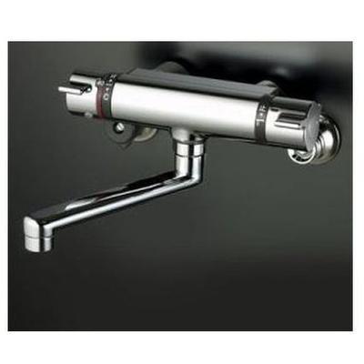 [KM800TR2]KVK 水栓金具 サーモスタット式混合水栓 240mmパイプ付 | KVK