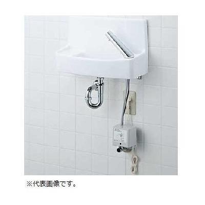 L-A74TMB]INAX/LIXIL 壁付手洗器 自動水栓 床給水・床排水〈L-A74UMBの 