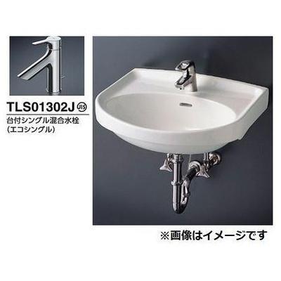 TOTO [L250C+TLS01302JA+TL4CU×2+TL250D+TLDS2201JA]TOTO 壁掛洗面器+