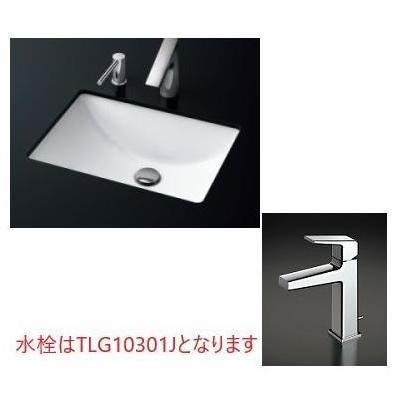 TOTO [L501+TLG10301J+TLC4A1×2+TLDS2201JA]TOTO カウンター式洗面器 