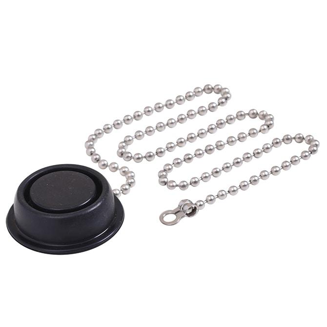 [LAND126]ノーリツ　浴槽排水栓 SET-AS LAN チェーン付　黒ゴム栓 | ノーリツ | 01