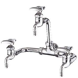 [LF-103W]INAX/LIXIL 化学水栓 三ッ口化学水栓 壁付形　呼び径13mm | INAX