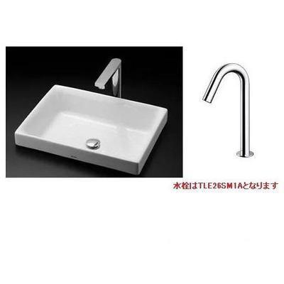 LS716+TLE26SM1A+TLDS2103JA]TOTO カウンター式洗面器セット 床