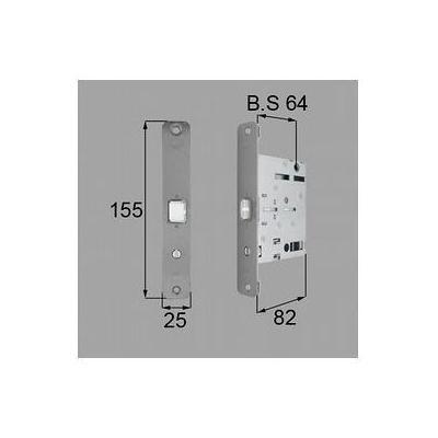 [MDT171]LIXIL/トステム プッシュプルハンドル箱錠　木扉用 室内ドア部品 | LIXIL