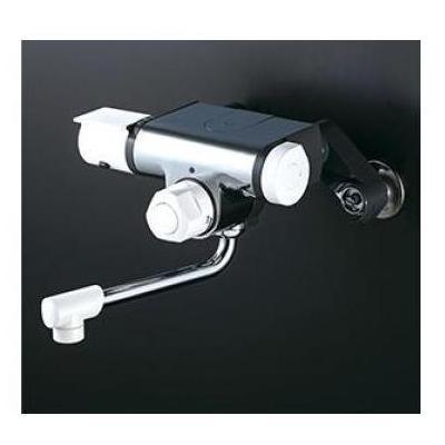 浴室水栓 170mmパイプ付KVK MTB170KP定量止水付サーモスタット式混合栓 [