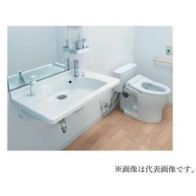 [MVSC075JA]TOTO 自立歩行者向け洗面 ブラケットタイプ 間口750mm 壁給水・壁排水 シングル混合水栓 電気温水器 | 