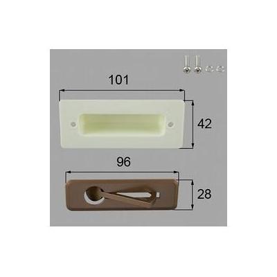 [MZB234A]LIXIL/トステム 回転把手セット 収納部品　ブロンズ〈MZB234の後継品〉 | LIXIL