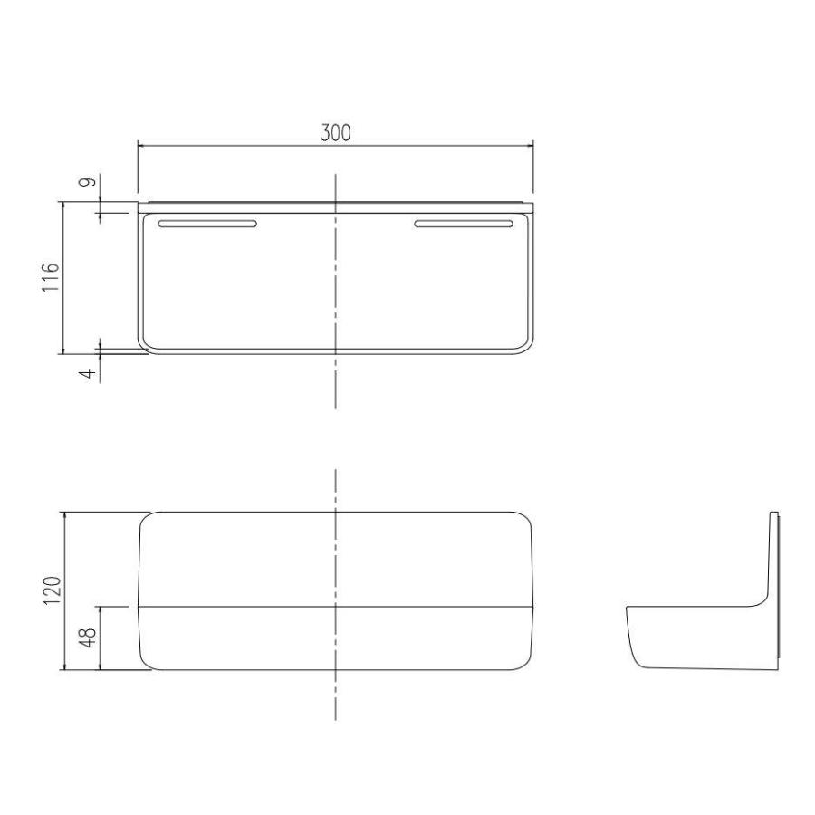 NT-300A(4)-1S/FW1]INAX/LIXIL 浴室部品 マグネットポケット300W