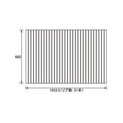 [RL91054EC]パナソニック　風呂フタ　巻きフタ　長方形　切り欠きなし　1033.5×685mm〈RL91054の後継品〉 | Panasonic