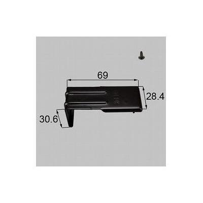 [S8NEB560]トステム/LIXIL/新日軽　部材　上部固定金具　ブラック | LIXIL