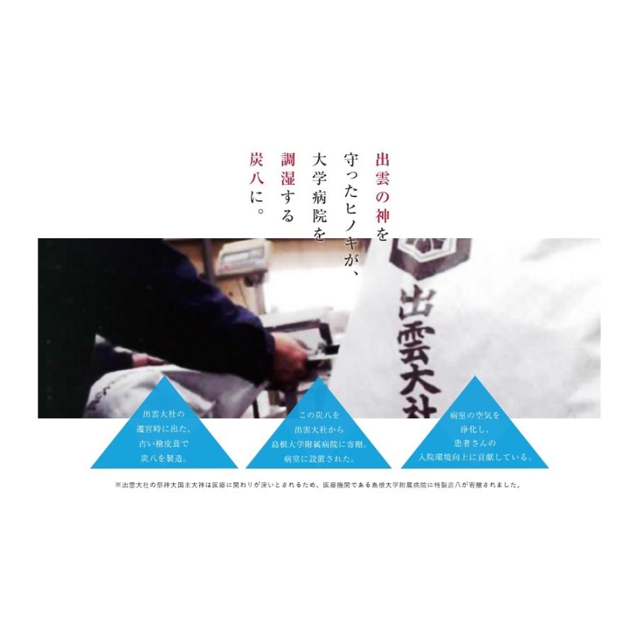 正規品・在庫あり】○[床下調湿木炭×8個セット]出雲屋炭八 床下調湿