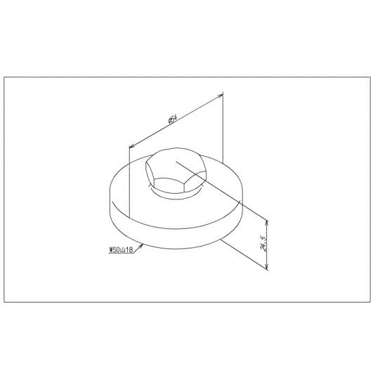 [TH15326]TOTO 水栓部材　蓋 |  | 01