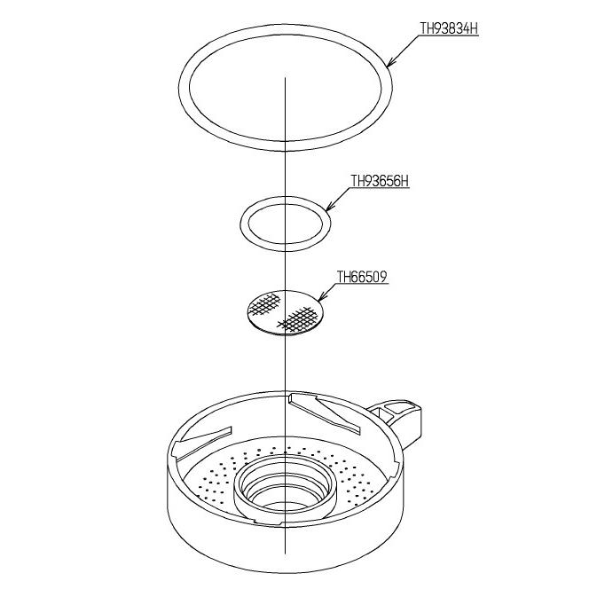 あすつく 在庫あり [TH5C0154]TOTO 散水板ユニット〈5C000154の後継品〉 | TOTO | 02