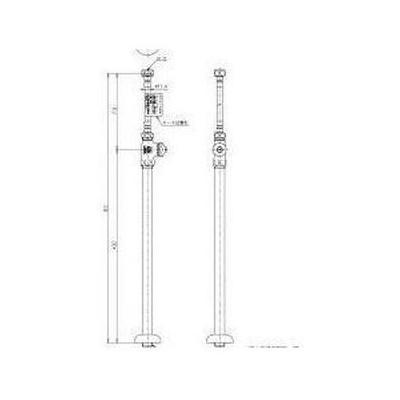 [TL4D1U]TOTO ストレート形止水栓　床給水 ドライバー式 | TOTO