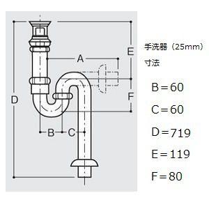 [TL590BS]TOTO 手洗器用排水金具　Sトラップ | TOTO | 01