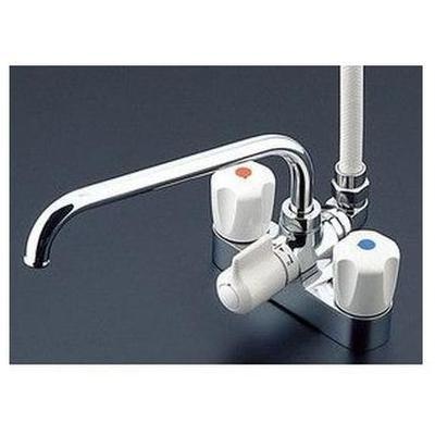 【美品】TOTO 2ハンドルシャワー金具 TMS27型 Amazon | TOTO 浴室用 台付2ハンドルシャワー金具（一時止水