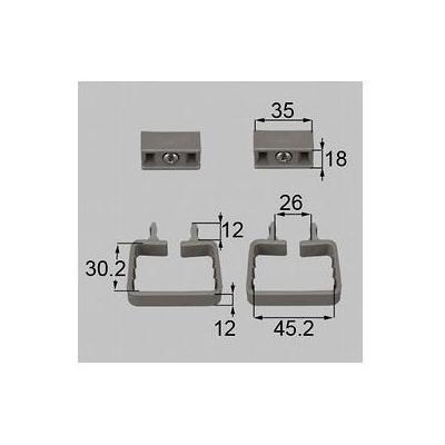 [WTAK003]LIXIL/トステム 角サドル ベランダ・バルコニー部品 シャイングレー | LIXIL