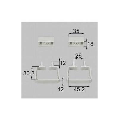 [WTAW003]LIXIL/トステム 角サドル ベランダ・バルコニー部品　ホワイト | LIXIL