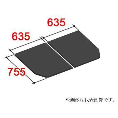 YFK-1376B(6)-D4/K]INAX/LIXIL 薄型保温組フタ レザー調ブラック〈YFK