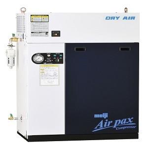 明治機械 コンプレッサー DPK-22D-5P 50Hz専用 パッケージ レシプロ式 給油式 連続・断続運転切替式 三相200V 2.2kW ドライヤ付 50Hz