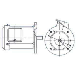 三菱 三相モーター SF-PRV-1.5kW-4P-400V AC400V 4極 汎用 立形 標準モータ 屋内仕様