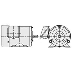 日立 （生産終了品） 三相モータ TFO-FK-0.4kW-4P-AC200V 全閉外扇 