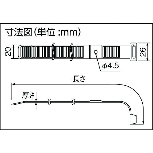 因幡電工 ビッグタイ BT-400N 20本入り 20袋まとめ売り 【まとめ売り商品】_1