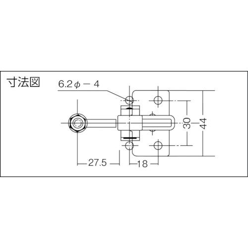 角田 ステンレス製ハンドル縦型トグルクランプ KC-40A-2S No.40A−2S 25個まとめ売り 【まとめ売り商品】_1