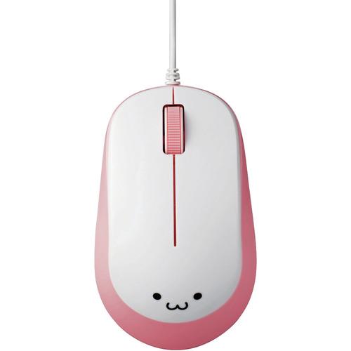 ELECOM 3ボタンBlueLED有線マウス M-Y8UBPN ピンク 50個まとめ売り 【まとめ売り商品】_1