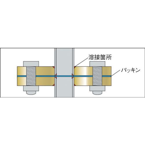 ISHIGURO 白 N10SOP-F-80A 穴あきフランジ(ノンガスタイプ) DA SOP−FF型 SS400相当 10K 呼び径(A)80_1