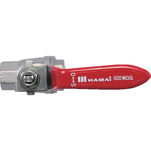 HAMAI ステンレス製禁油処理ボールバルブ(フルボア) TSS-30-20RC 呼び径A20