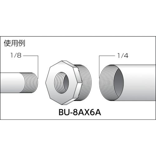 桑名金属工業 ブッシング BU-15AX8A 呼び径(A)15×8 400個まとめ売り 【まとめ売り商品】_2