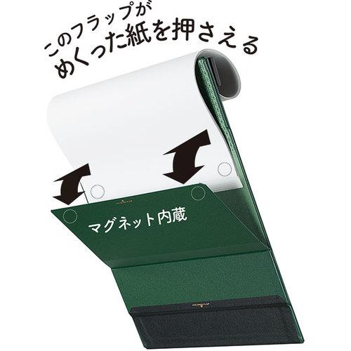 KING JIM 5075-B クリツプボ−ド マグフラツプ A4 青 長辺とじ 収納約30枚 背面・底面フラップ付き 10枚まとめ売り 【まとめ売り商品】_6