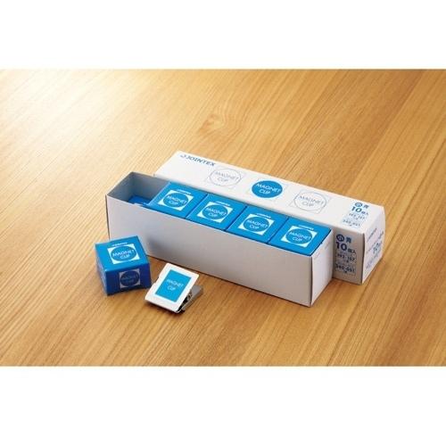 JTX 240051)マグネットクリップ小 B038J-B10 青10個 B038J−B10 50箱まとめ売り 【まとめ売り商品】_1