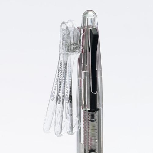 JTX 381589)多色ボ−ルペン透明 H038J-3C10 3色10本 H038J3C10 50箱まとめ売り 【まとめ売り商品】_2