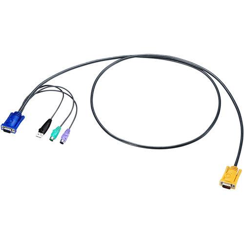 SANWA PS/2・USB両対応パソコン自動切替器(4:1) SW-KVM4UP_4