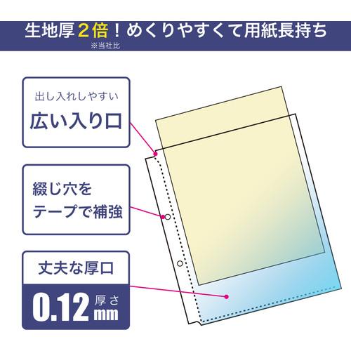 LIHIT クリヤーポケット厚口(エコノミーパック) G49090 (20枚) A4 10組まとめ売り 【まとめ売り商品】の画像