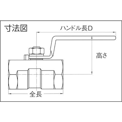 HAMAI ステンレス製ねじ込みボールバルブ(レバー) BST-01-20RC 24個まとめ売り 【まとめ売り商品】_1