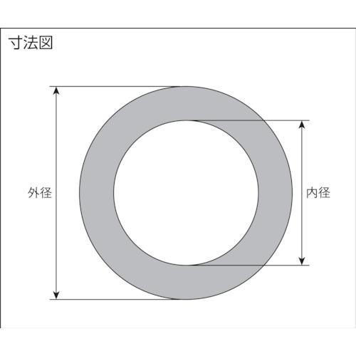 VALQUA ブラックハイパーガスケット GF300G-J1L250 呼び径250A_1