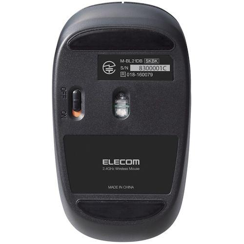 ELECOM BlueLEDマウス M-BL21DBSKBK 無線 5ボタン 静音 抗菌 ブラック 50個まとめ売り 【まとめ売り商品】_4