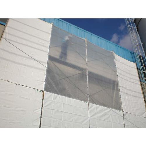 萩原 ターピー TOBS3654 透光防炎シート 半透明 3.6m×5.4m