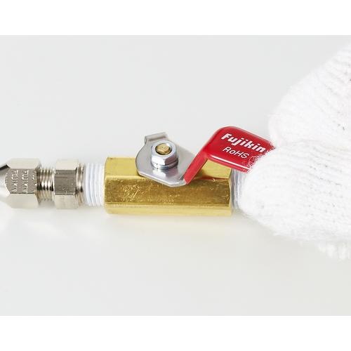 Fujikin 黄銅製1.96MPaミニボール弁10A(3/8) DBV-12C-R 42個まとめ売り 【まとめ売り商品】_2