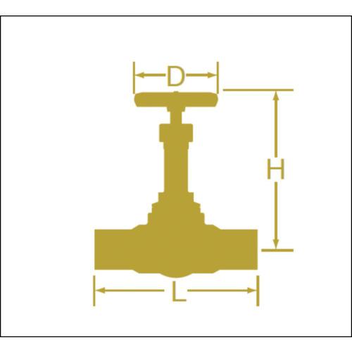 大和バルブ ダイレクトゲートバルブ(10K B10ESGN 20A 青銅 給水 透明 日水協認定品)20A_2