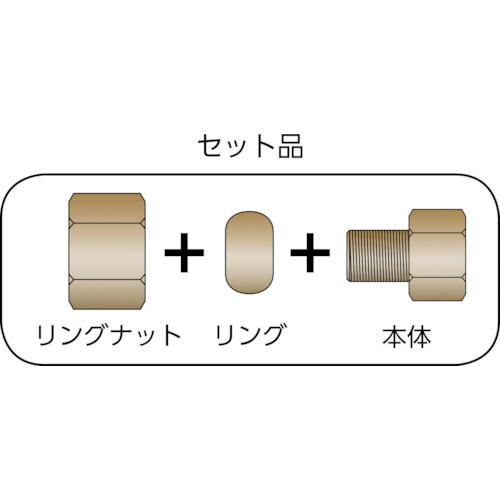 ASOH 内ネジリングジョイント RF-1208 PT1/4XΦ8 75個まとめ売り 【まとめ売り商品】_2
